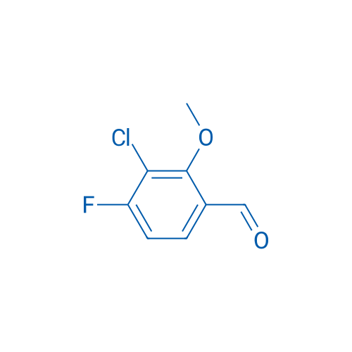 3-Chloro-4-fluoro-2-methoxybenzaldehyde 1g