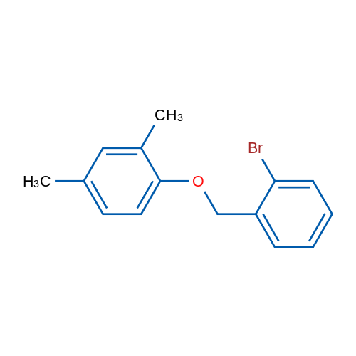 1-((2-Bromobenzyl)oxy)-2,4-dimethylbenzene 1g
