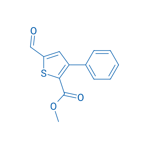 Methyl 5-formyl-3-phenylthiophene-2-carboxylate 250mg
