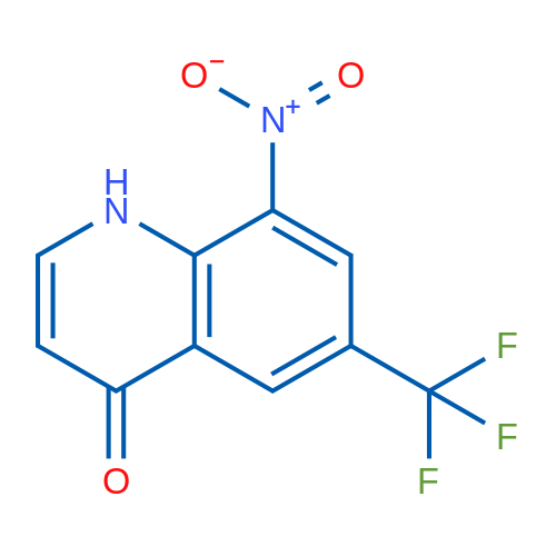 8-Nitro-6-(trifluoromethyl)quinolin-4(1H)-one 1g