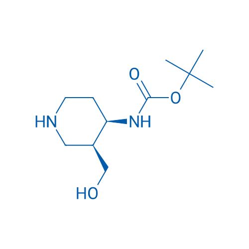 Rel-tert-butyl ((3S,4R)-3-(hydroxymethyl)piperidin-4-yl)carbamate 100mg