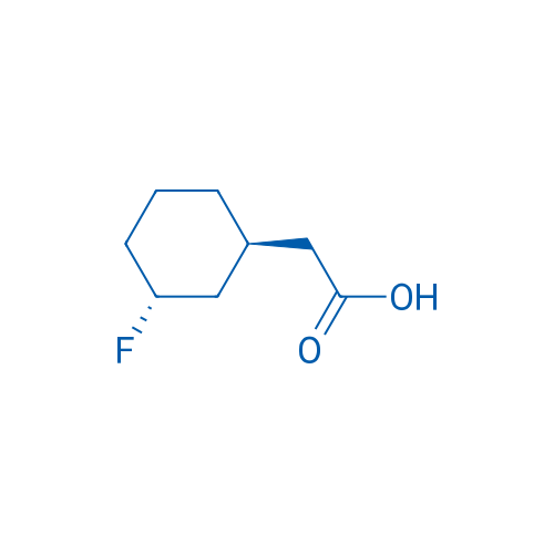 2-[(1S,3R)-3-Fluorocyclohexyl]acetic acid 1g