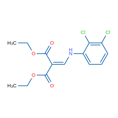 1,3-Diethyl 2-{[(2,3-dichlorophenyl)amino]methylidene}propanedioate 1g