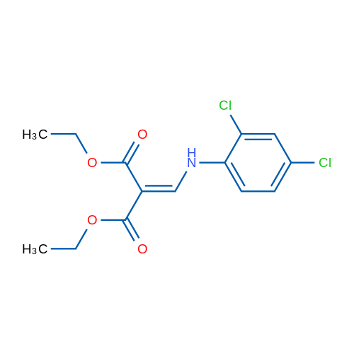 Diethyl 2-(((2,4-dichlorophenyl)amino)methylene)malonate 1g
