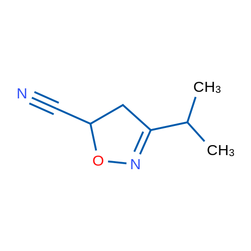 3-Isopropyl-4,5-dihydroisoxazole-5-carbonitrile 1g