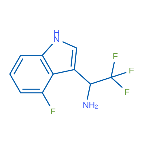 2,2,2-Trifluoro-1-(4-fluoro-1H-indol-3-yl)ethan-1-amine 1g