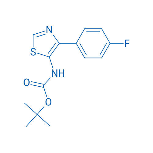 tert-Butyl N-[4-(4-fluorophenyl)-1,3-thiazol-5-yl]carbamate 100mg