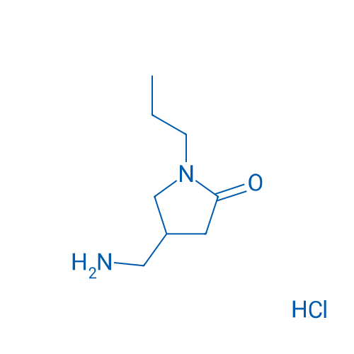 4-(Aminomethyl)-1-propylpyrrolidin-2-one hydrochloride 100mg