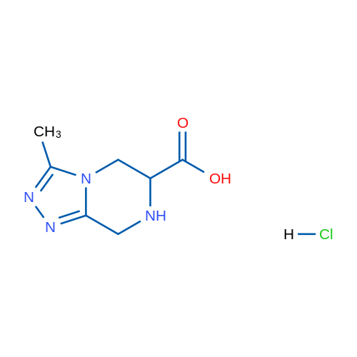 3-Methyl-5H,6H,7H,8H-[1,2,4]triazolo[4,3-a]pyrazine-6-carboxylic acid hydrochloride 1g