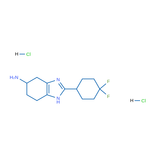2-(4,4-Difluorocyclohexyl)-4,5,6,7-tetrahydro-1H-1,3-benzodiazol-5-amine dihydrochloride 1g