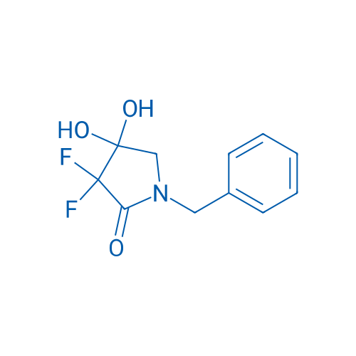 1-Benzyl-3,3-difluoro-4,4-dihydroxypyrrolidin-2-one 100mg