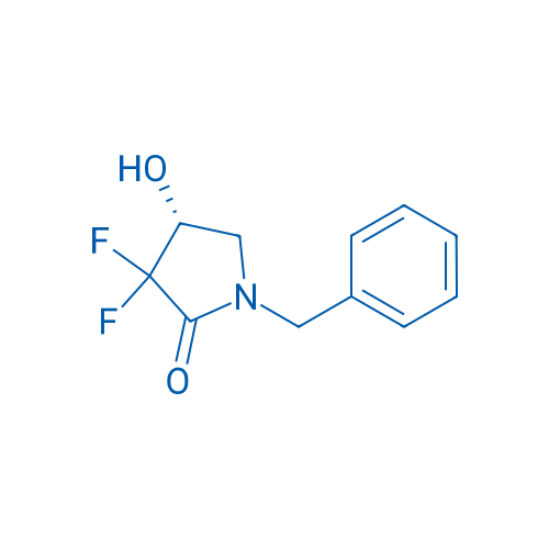 (R)-1-Benzyl-3,3-difluoro-4-hydroxypyrrolidin-2-one 250mg