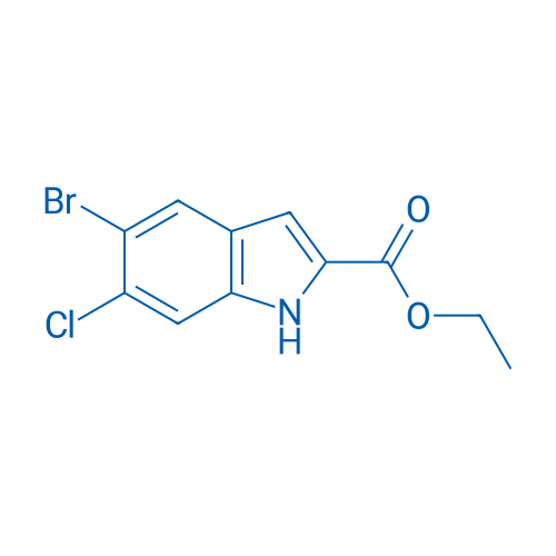 Ethyl 5-bromo-6-chloro-1H-indole-2-carboxylate 100mg