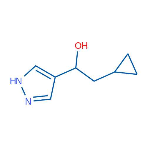 2-Cyclopropyl-1-(1H-pyrazol-4-yl)ethan-1-ol 1g