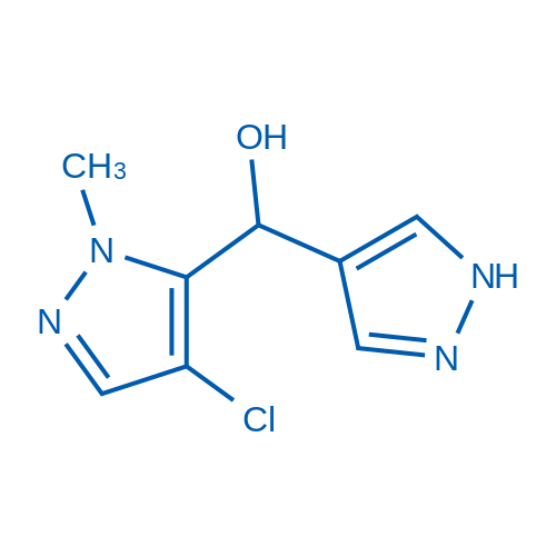 (4-Chloro-1-methyl-1H-pyrazol-5-yl)(1H-pyrazol-4-yl)methanol 1g