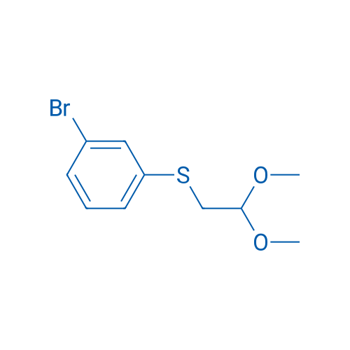 (3-Bromophenyl)(2,2-dimethoxyethyl)sulfane 1g