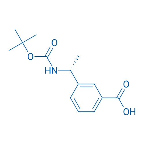 (R)-3-(1-((tert-Butoxycarbonyl)amino)ethyl)benzoic acid 250mg