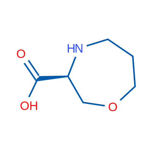 (3S)-1,4-Oxazepane-3-carboxylic acid 250mg