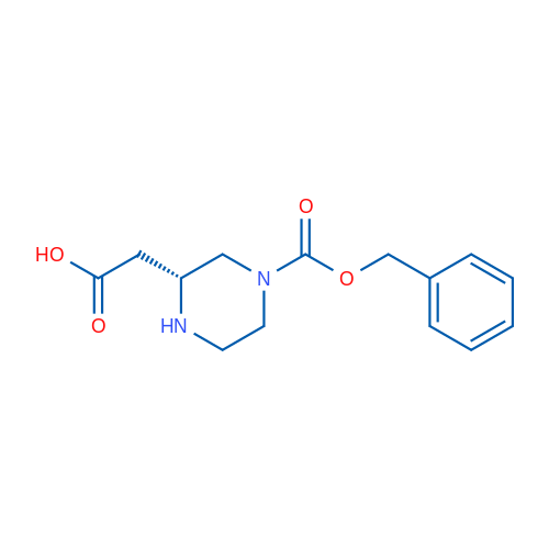 (R)-2-(4-((Benzyloxy)carbonyl)piperazin-2-yl)acetic acid 1g