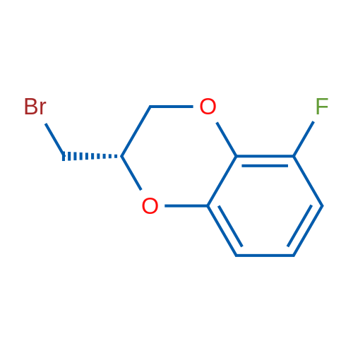 (S)-2-(Bromomethyl)-5-fluoro-2,3-dihydrobenzo[b][1,4]dioxine 1g
