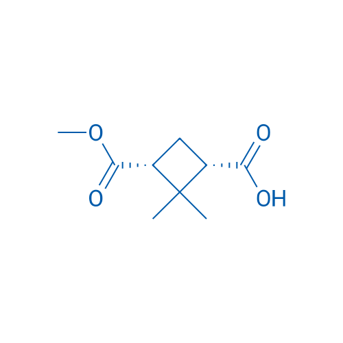 (1S,3R)-3-(Methoxycarbonyl)-2,2-dimethylcyclobutane-1-carboxylic acid 100mg