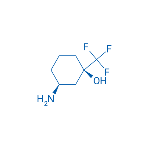 (1R,3S)-3-Amino-1-(trifluoromethyl)cyclohexanol 250mg