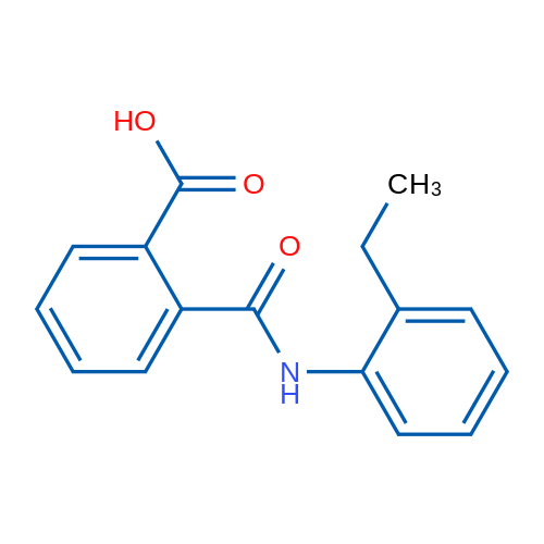 2-((2-Ethylphenyl)carbamoyl)benzoic acid 1g