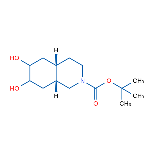(4As,8ar)-tert-butyl 6,7-dihydroxyoctahydroisoquinoline-2(1h)-carboxylate 1g