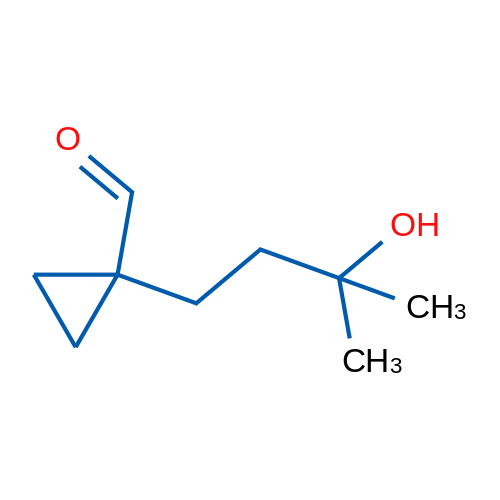 1-(3-Hydroxy-3-methylbutyl)cyclopropane-1-carbaldehyde 1g