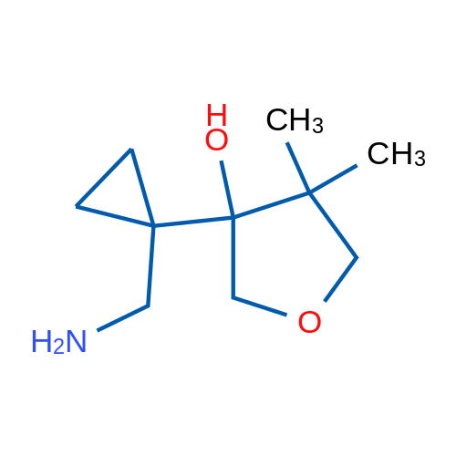 3-[1-(Aminomethyl)cyclopropyl]-4,4-dimethyloxolan-3-ol 1g