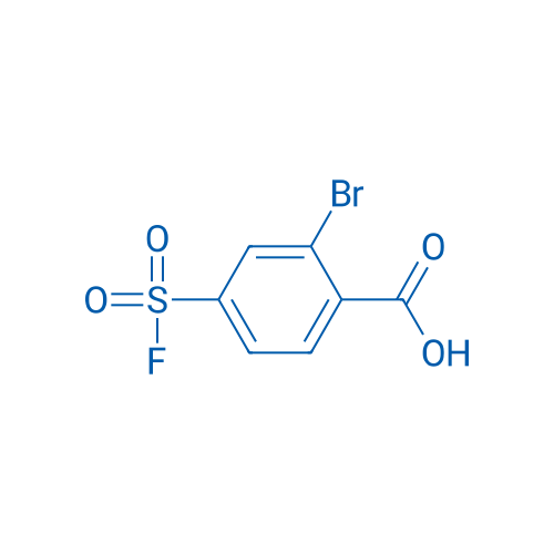 2-Bromo-4-(fluorosulfonyl)benzoic acid 1g