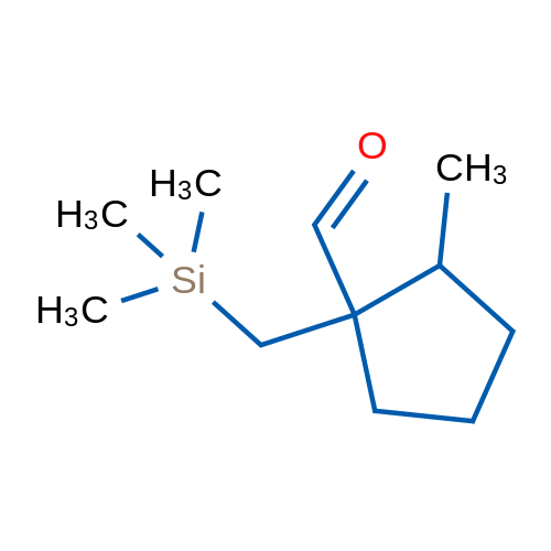 2-Methyl-1-[(trimethylsilyl)methyl]cyclopentane-1-carbaldehyde 1g