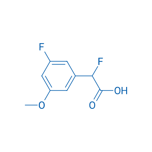 2-Fluoro-2-(3-fluoro-5-methoxyphenyl)acetic acid 1g