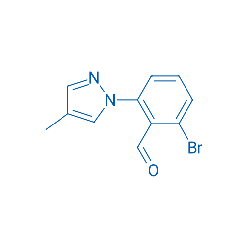 2-Bromo-6-(4-methyl-1H-pyrazol-1-yl)benzaldehyde 1g