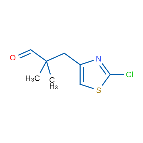 3-(2-Chloro-1,3-thiazol-4-yl)-2,2-dimethylpropanal 1g