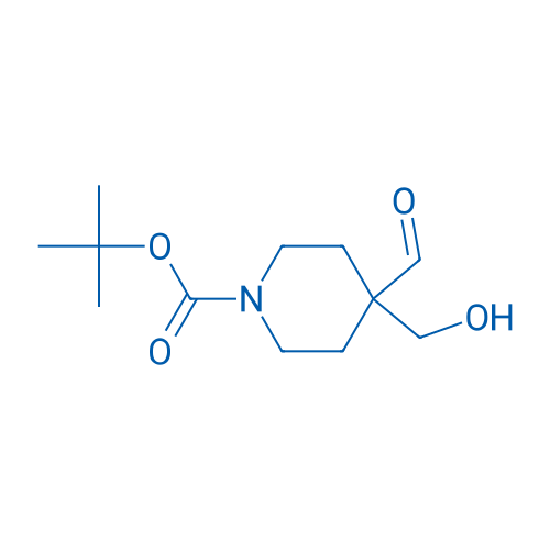 tert-Butyl 4-formyl-4-(hydroxymethyl)piperidine-1-carboxylate 1g