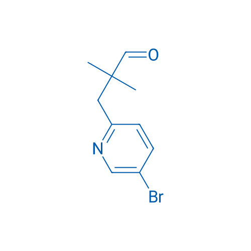 3-(5-Bromopyridin-2-yl)-2,2-dimethylpropanal 1g