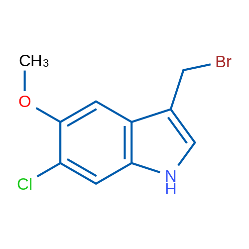 3-(Bromomethyl)-6-chloro-5-methoxy-1H-indole 1g