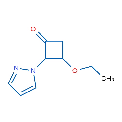 3-Ethoxy-2-(1H-pyrazol-1-yl)cyclobutan-1-one 1g