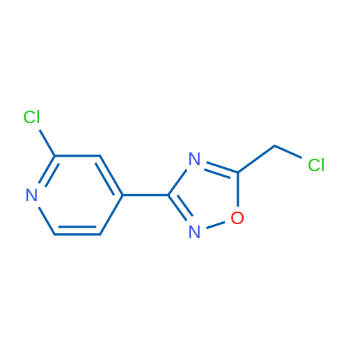 5-(Chloromethyl)-3-(2-chloropyridin-4-yl)-1,2,4-oxadiazole 1g