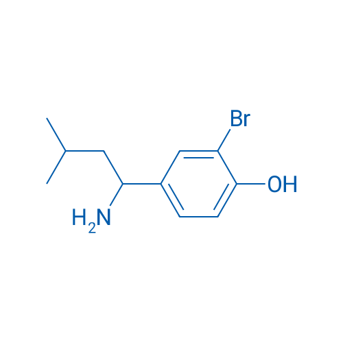 4-(1-Amino-3-methylbutyl)-2-bromophenol 1g