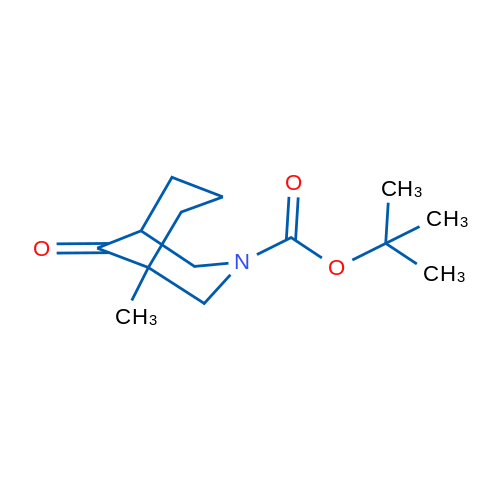 tert-Butyl 1-methyl-9-oxo-3-azabicyclo[3.3.1]nonane-3-carboxylate 1g