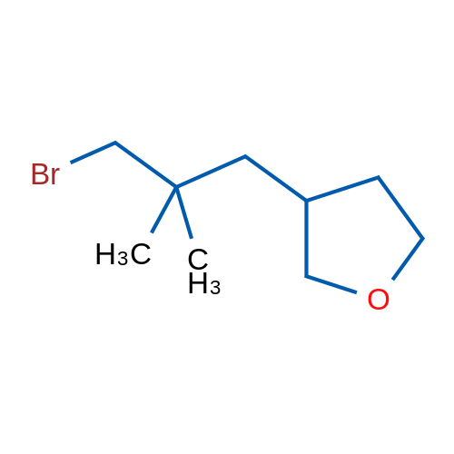 3-(3-Bromo-2,2-dimethylpropyl)oxolane 1g