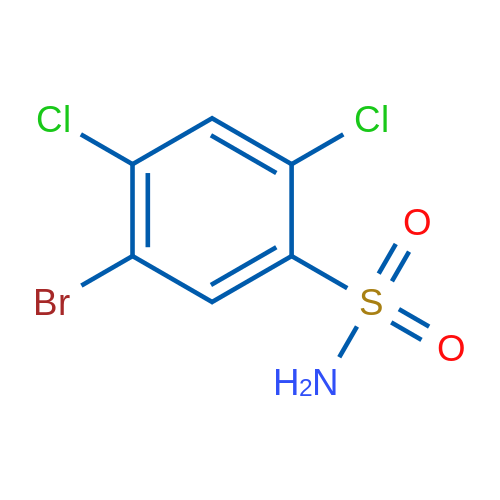5-Bromo-2,4-dichlorobenzene-1-sulfonamide 1g