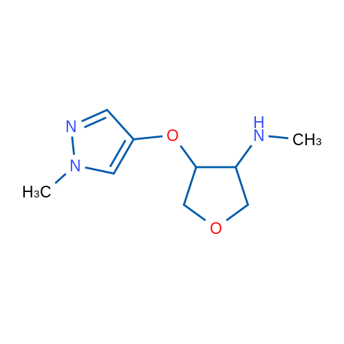 N-Methyl-4-[(1-methyl-1H-pyrazol-4-yl)oxy]oxolan-3-amine 1g