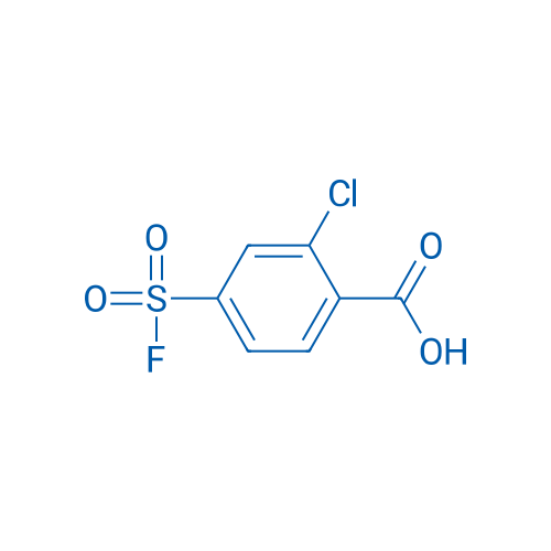 2-Chloro-4-(fluorosulfonyl)benzoic acid 250mg