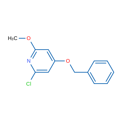 4-(Benzyloxy)-2-methoxy-6-chloro pyridine 1g