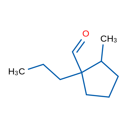 2-Methyl-1-propylcyclopentane-1-carbaldehyde 1g