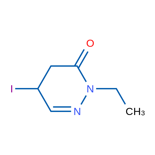 2-Ethyl-5-iodo-4,5-dihydropyridazin-3(2H)-one 250mg
