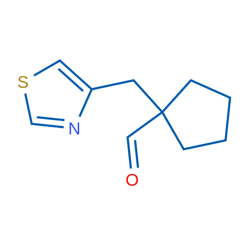 1-(1,3-Thiazol-4-ylmethyl)cyclopentane-1-carbaldehyde 1g